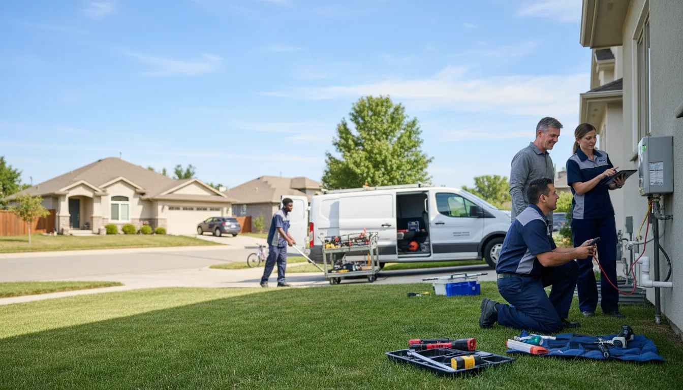 Tankless water heater service in Parker, SD